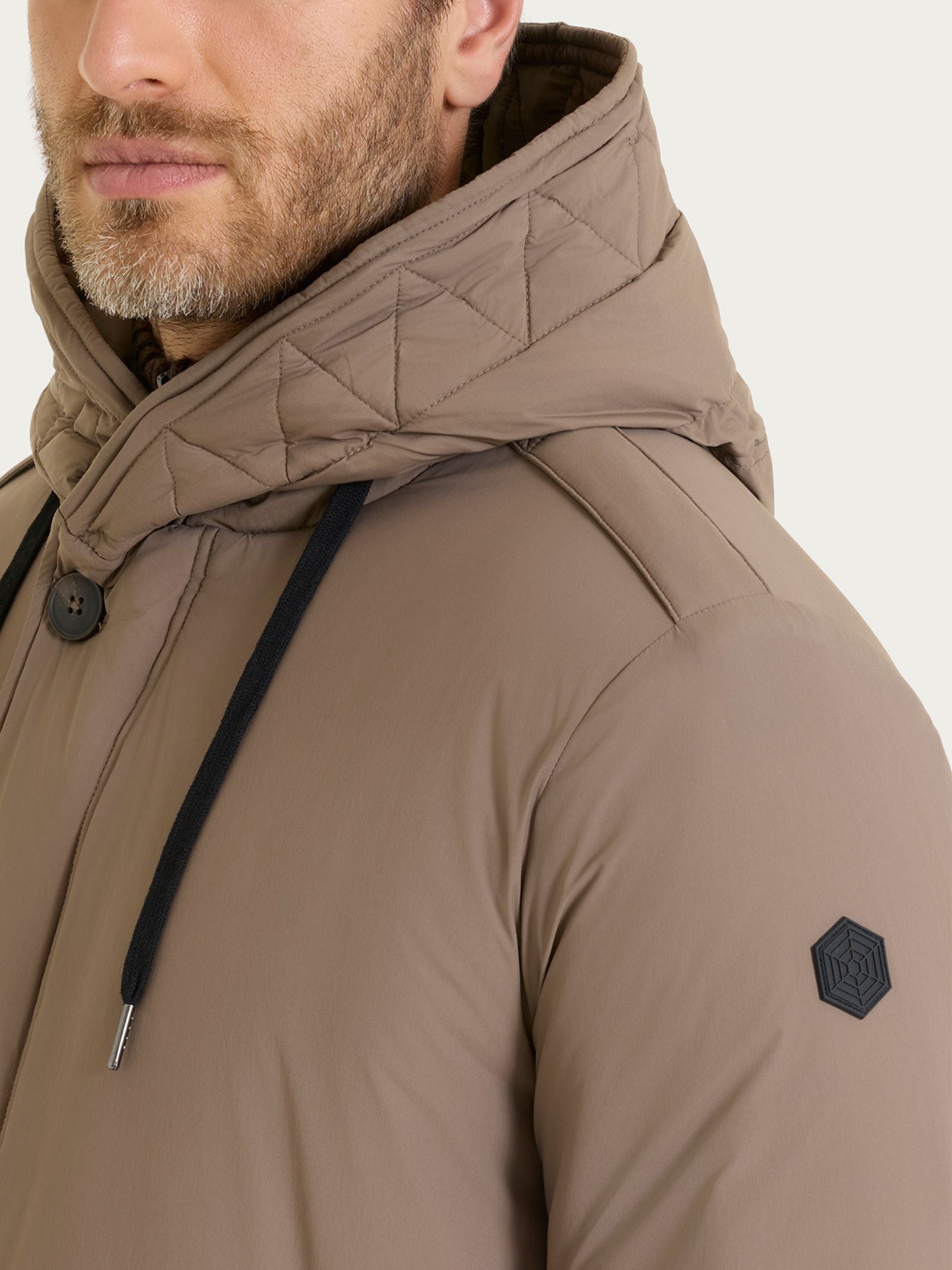 Ragno Anorak piumerino fango imbottito lana