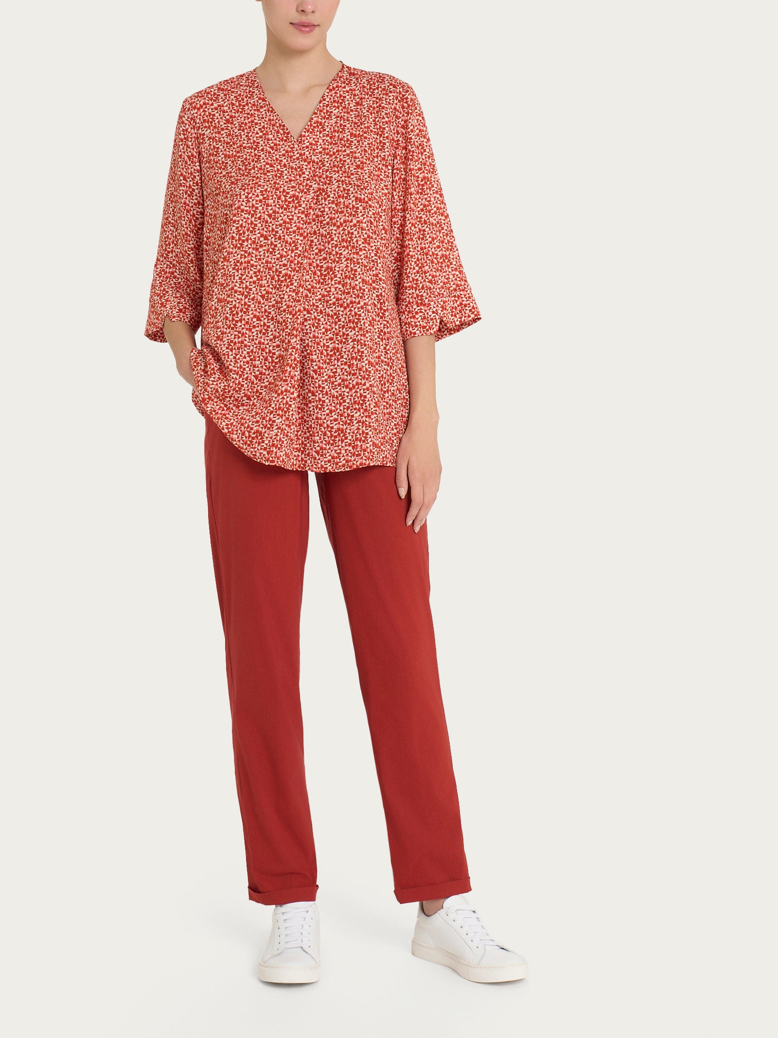 Ragno EcoSeta Blusa Manica 3/4 Dubarry Rosa Viscosa