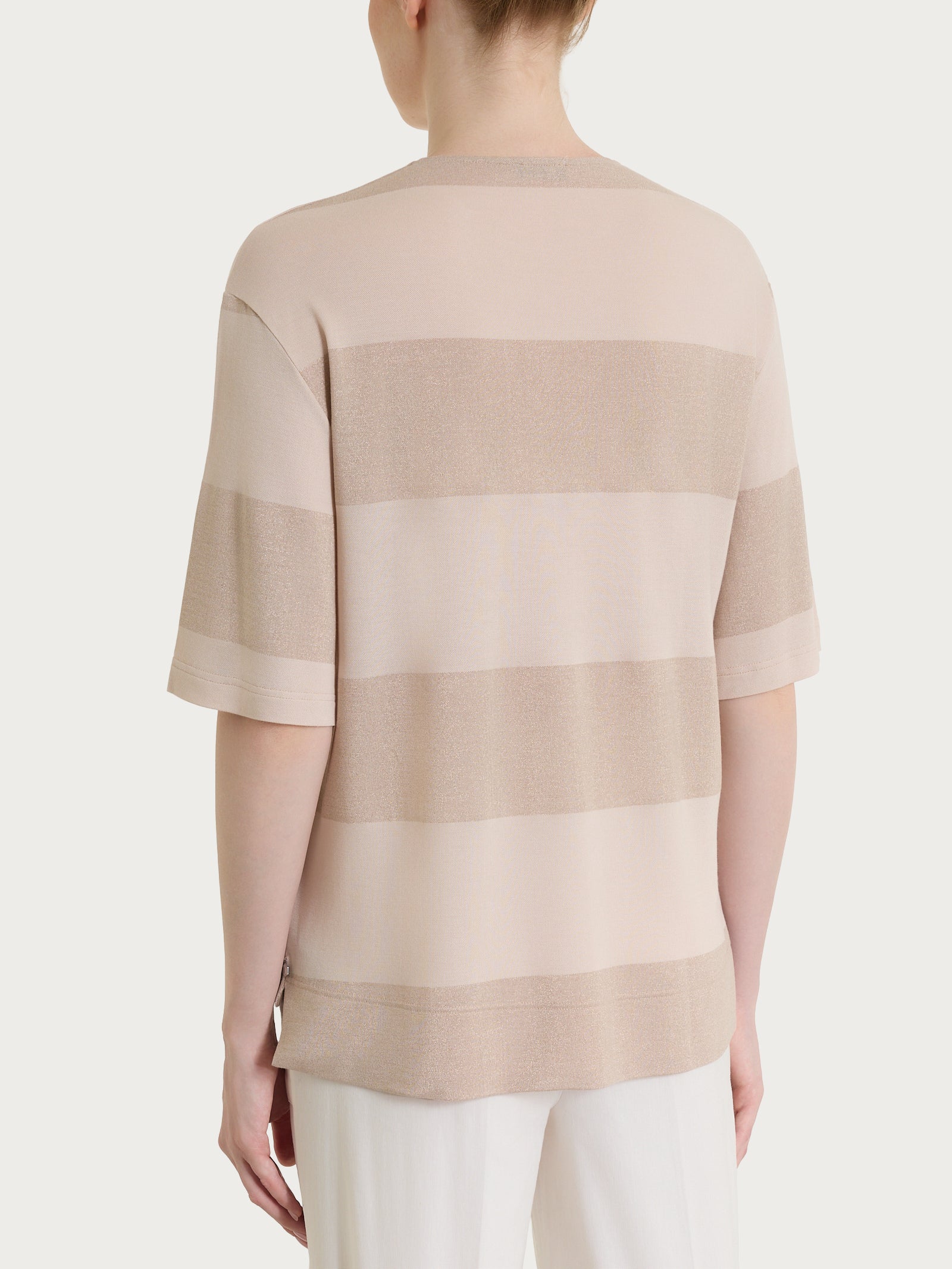 Ragno Summer Light t-shirt righe Almond Peach manica corta