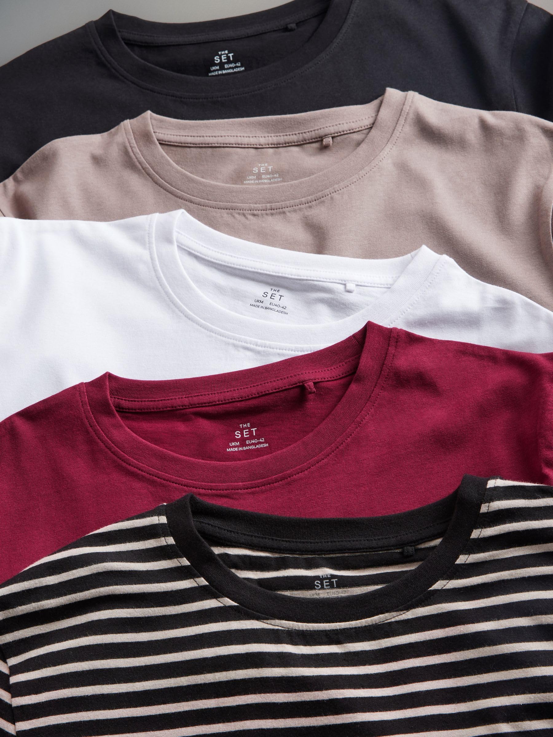 Geo Next The Set T-shirt Donna 5 Pezzi Cotone Maniche Corte