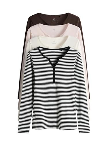 Geo Next The Set Maglia Serafino Donna 4 Pezzi Maniche Lunghe