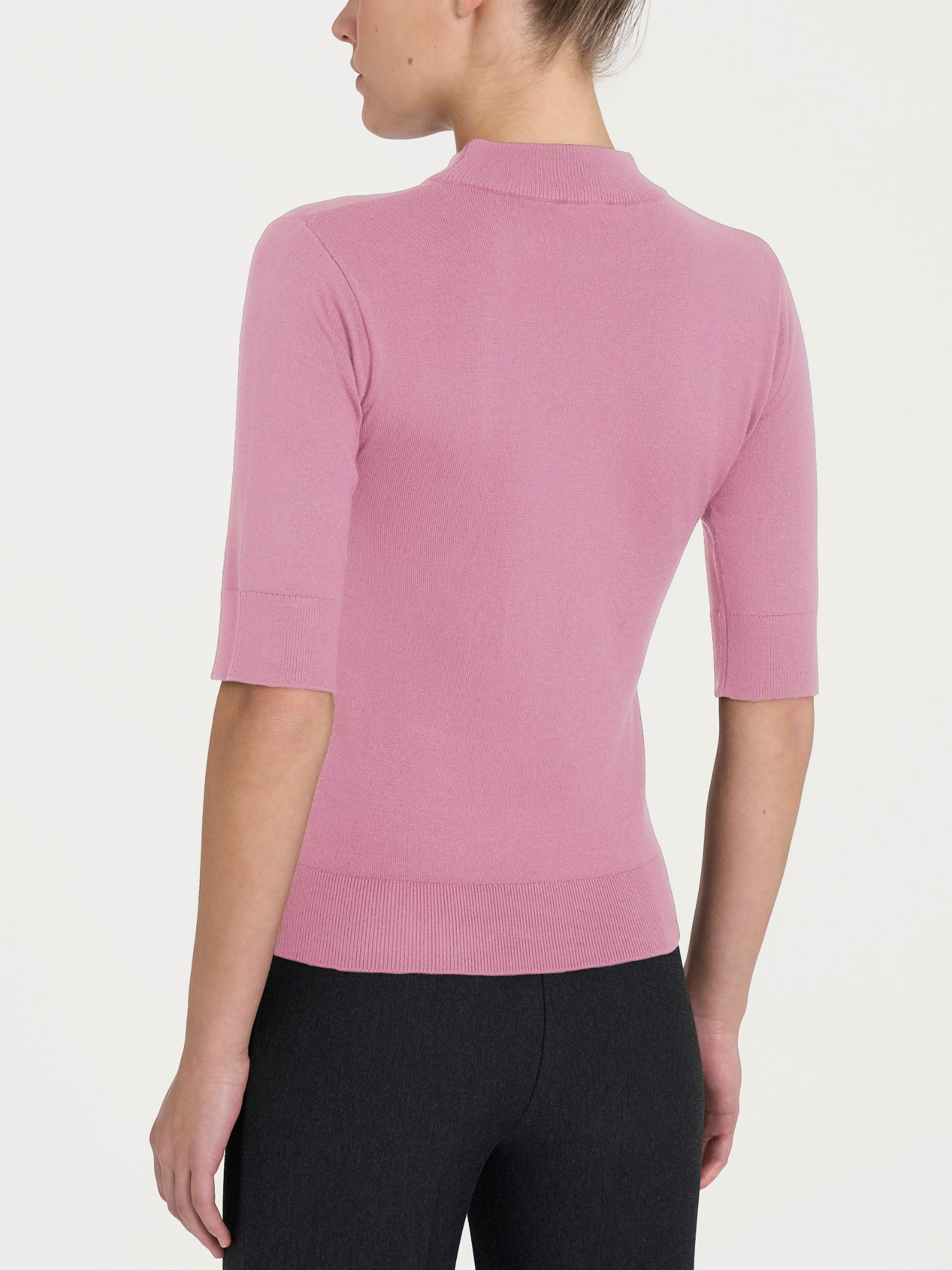 Ragno Four Seasons Lupetto Manica Corta Maglia Lilas misto viscosa