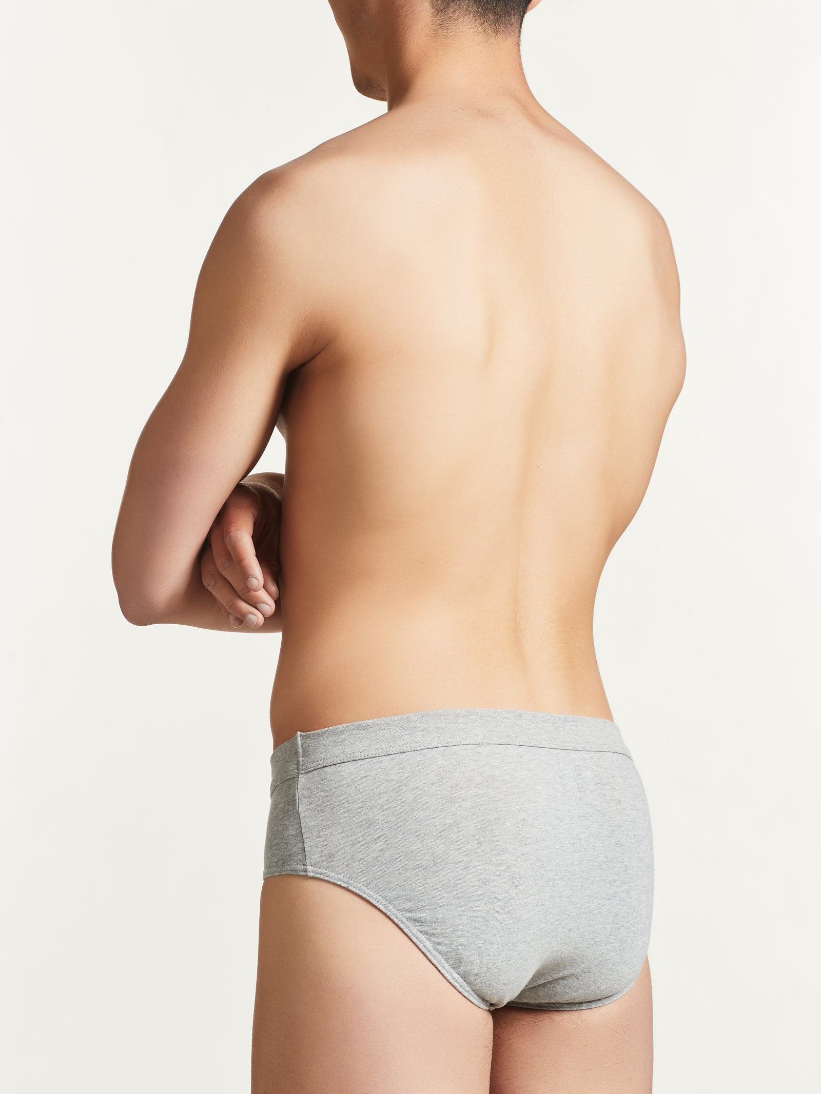 Ragno Comfort Slip Uomo Grigio Bipack 2 pezzi cotone