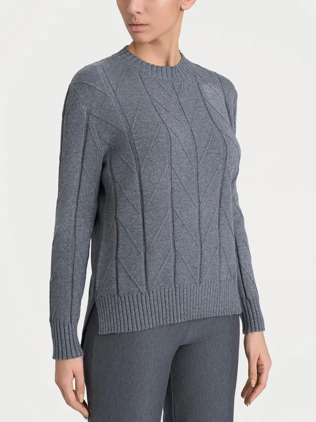 Ragno Super Soft Maglia Girocollo Spiga Ferro Melange