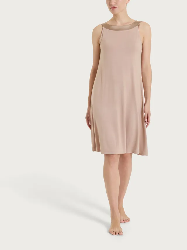 Ragno Viscosa Summer Abito smanicato Warm Taupe