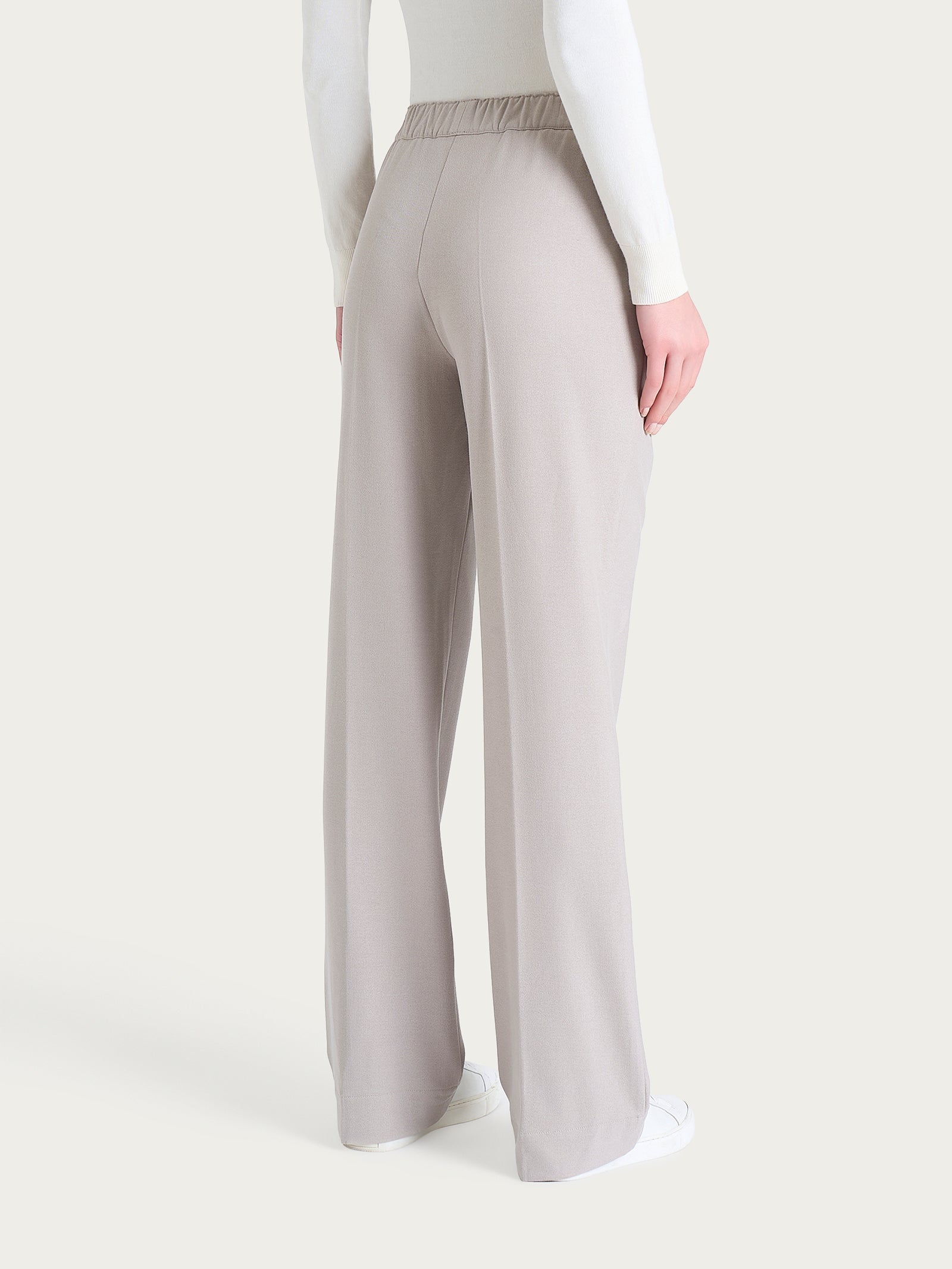 Ragno Gem Pantalone Ampio Flannel Twill Nude