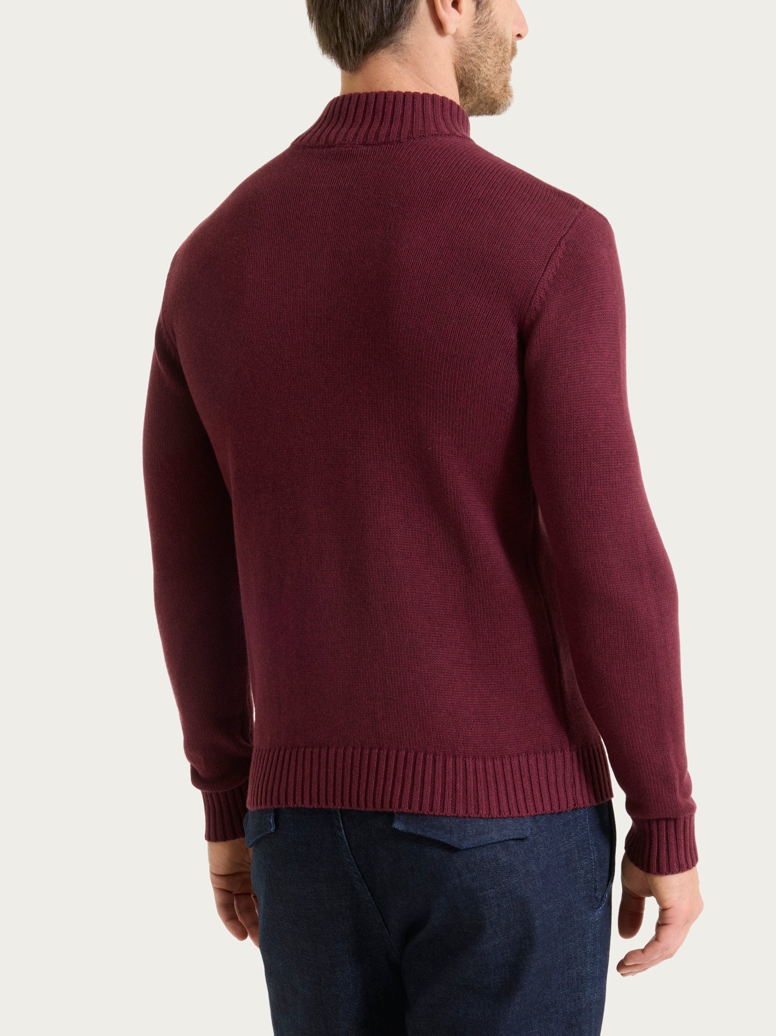 Ragno Winter Cotton Lupetto Zip Bottoni Maglia Fig Mel.