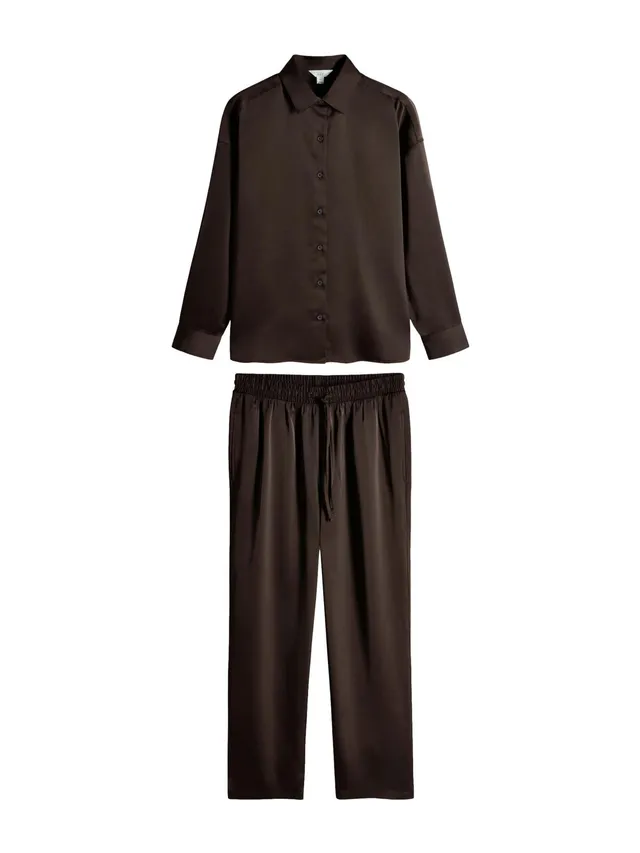 Geo Next The Set Coordinato Raso Camicia Pantaloni