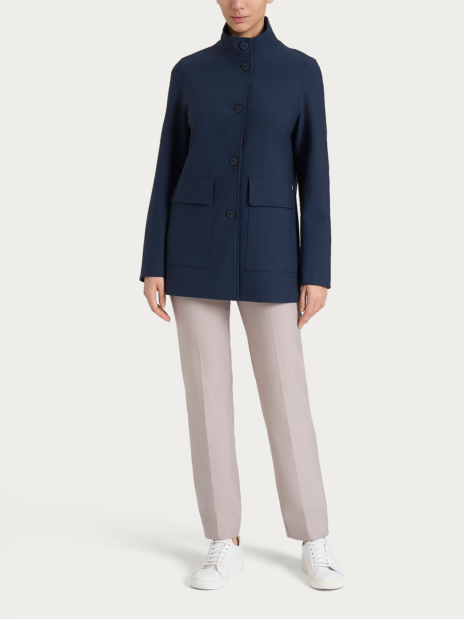 Ragno Compact Cappotto Corto giacca viscosa pine bark