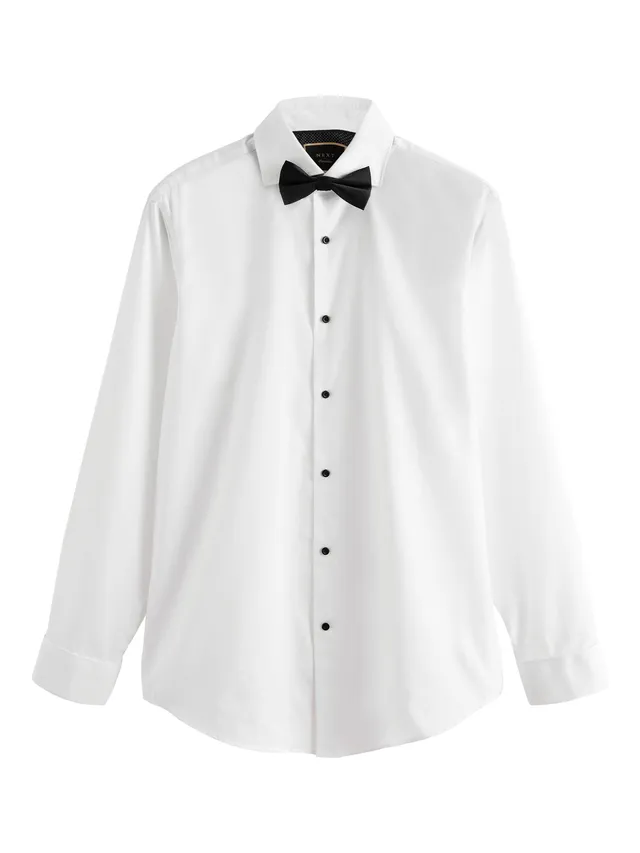 Next Set Camicia Polsino Doppio e Papillon Regular