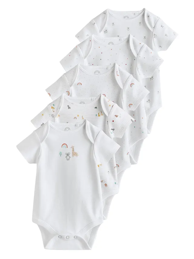 Geo Next Body Maniche Corte Neonato 5 Pezzi Cotone