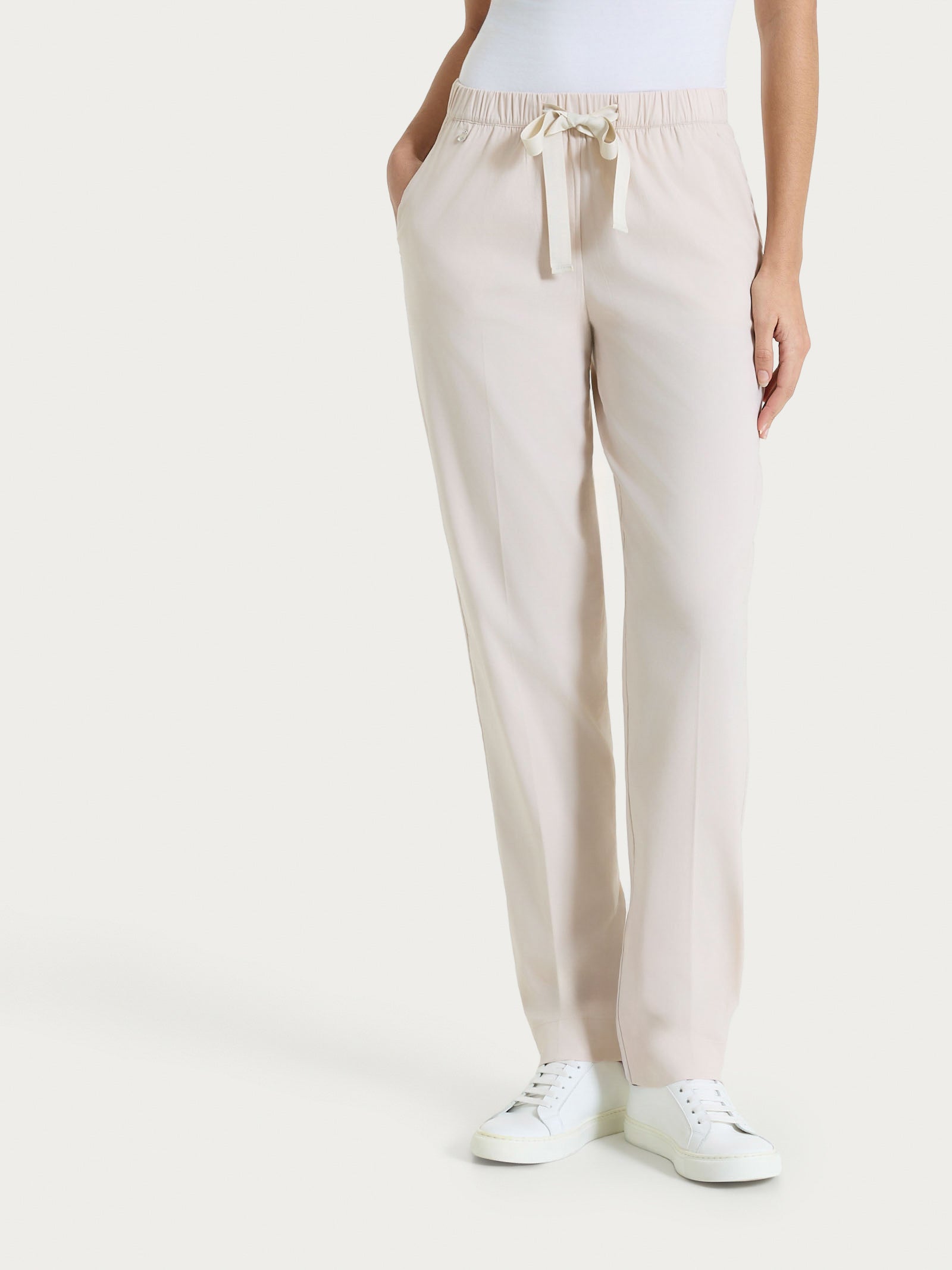 Ragno Super Fresh Pantalone Jogger Almond Peach con Tasche