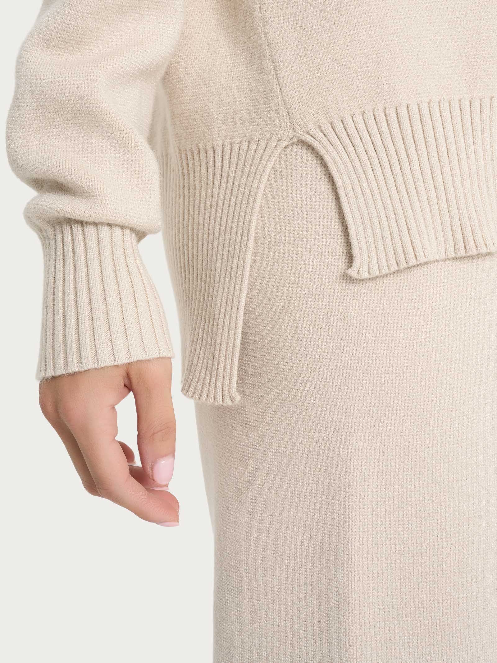 Ragno Super Soft lupetto viscosa manica lunga Champignon