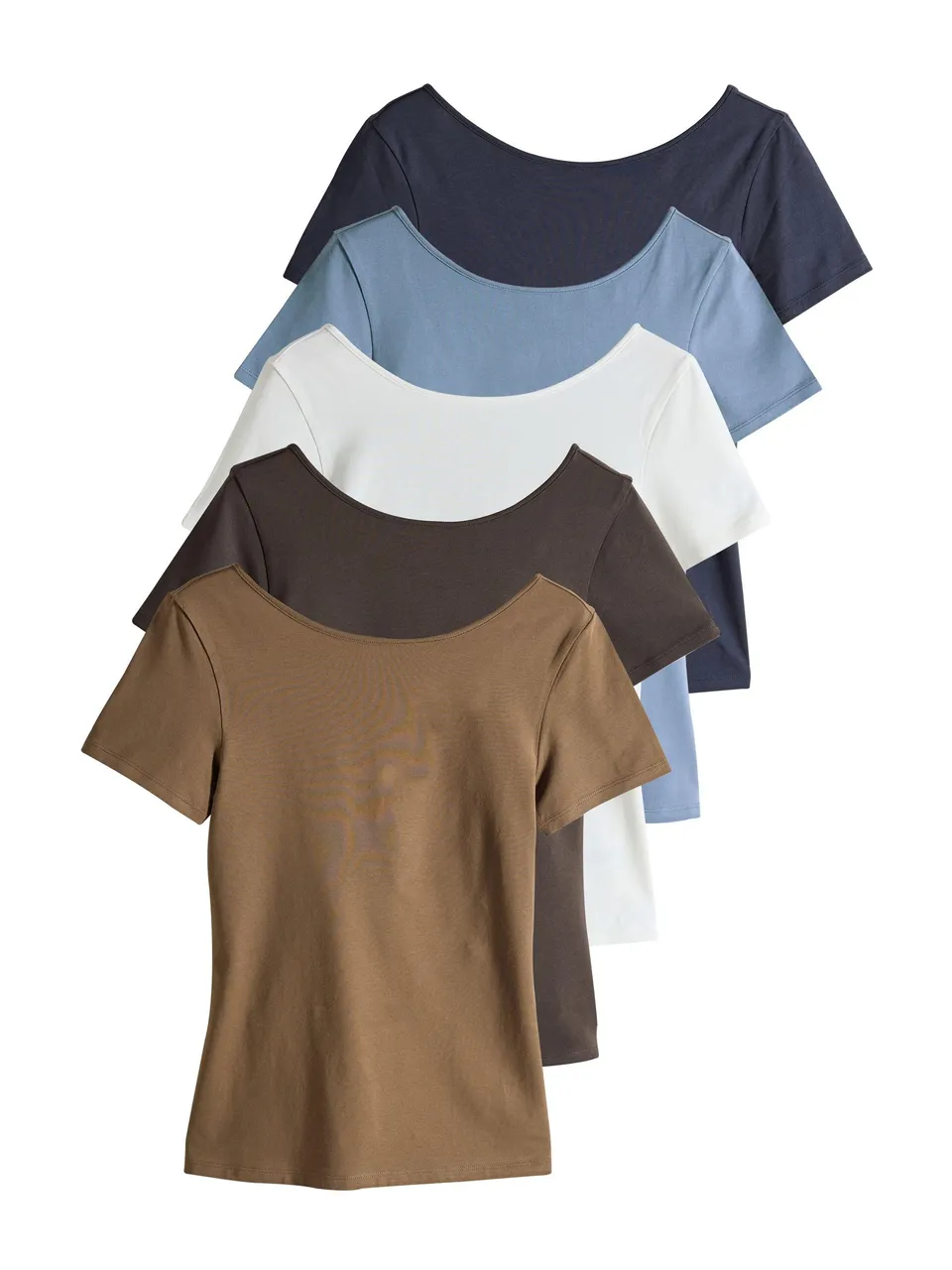 Next The Set Magliette Donna Aderenti 5 Pezzi