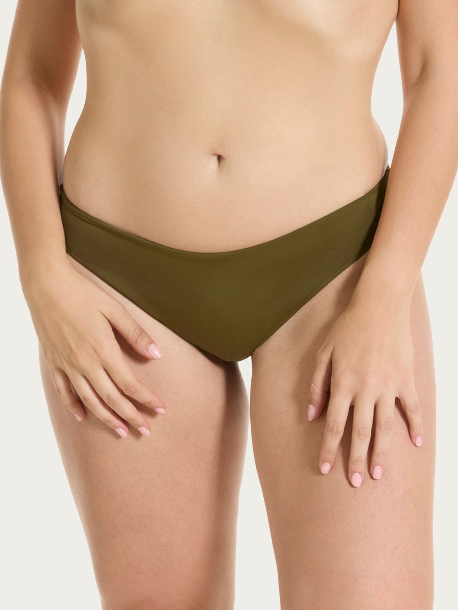 Ragno Invisible Slip Microfibra Stretch Dark Olive leggero
