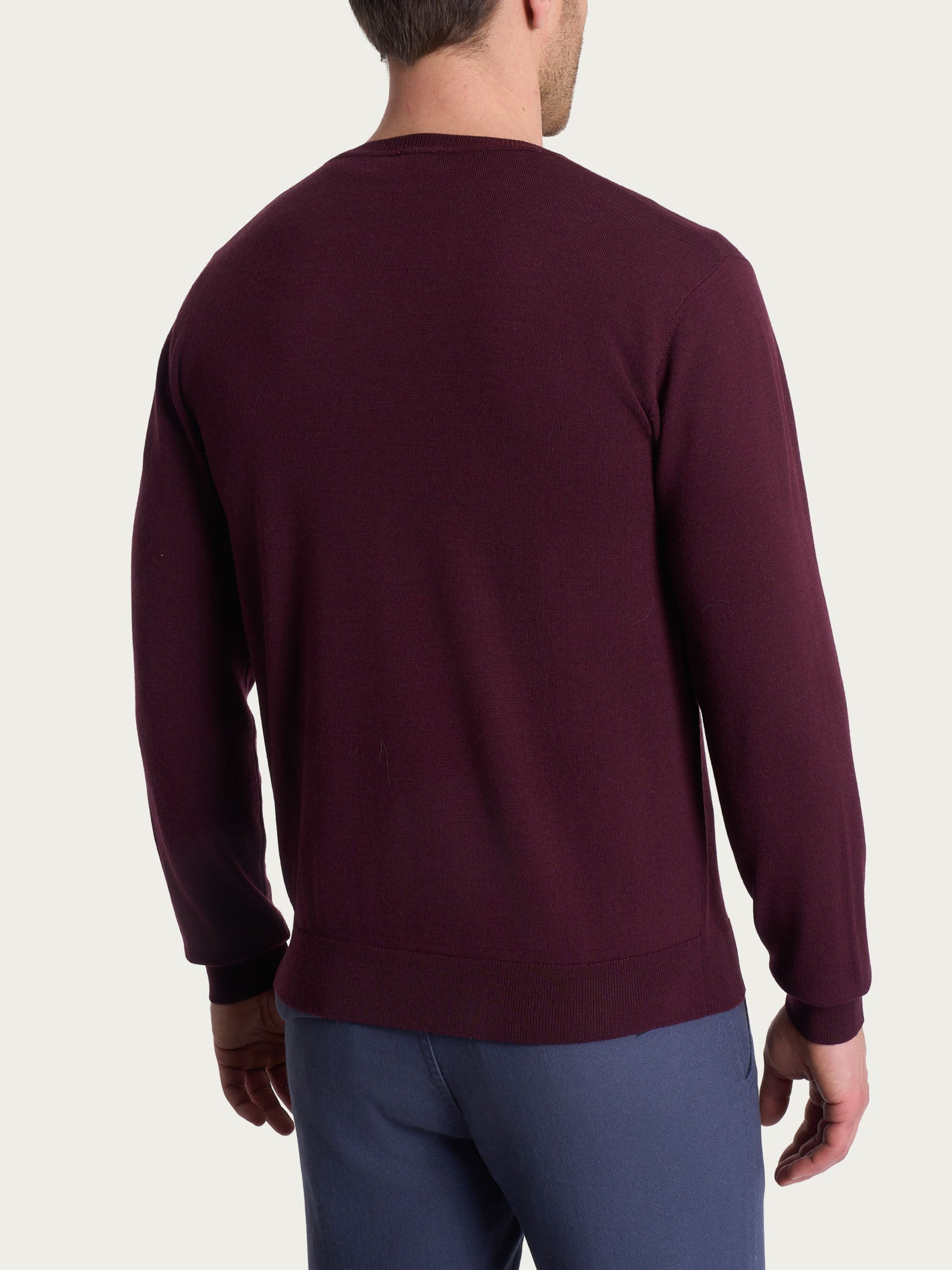 Ragno Merino Soft Pull scollo V maglia fig pura lana vergine