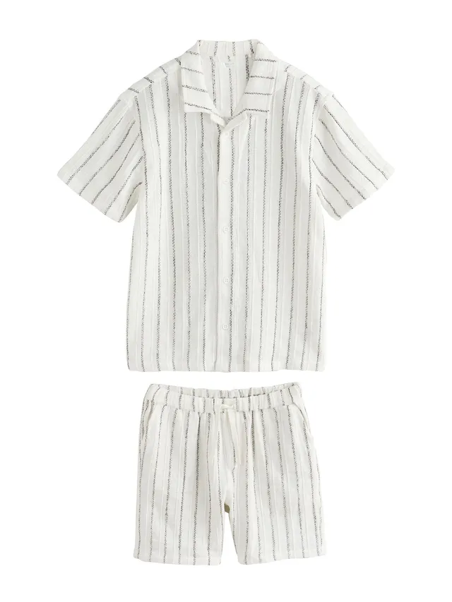 Next completo camicia shorts bambino 122 righe