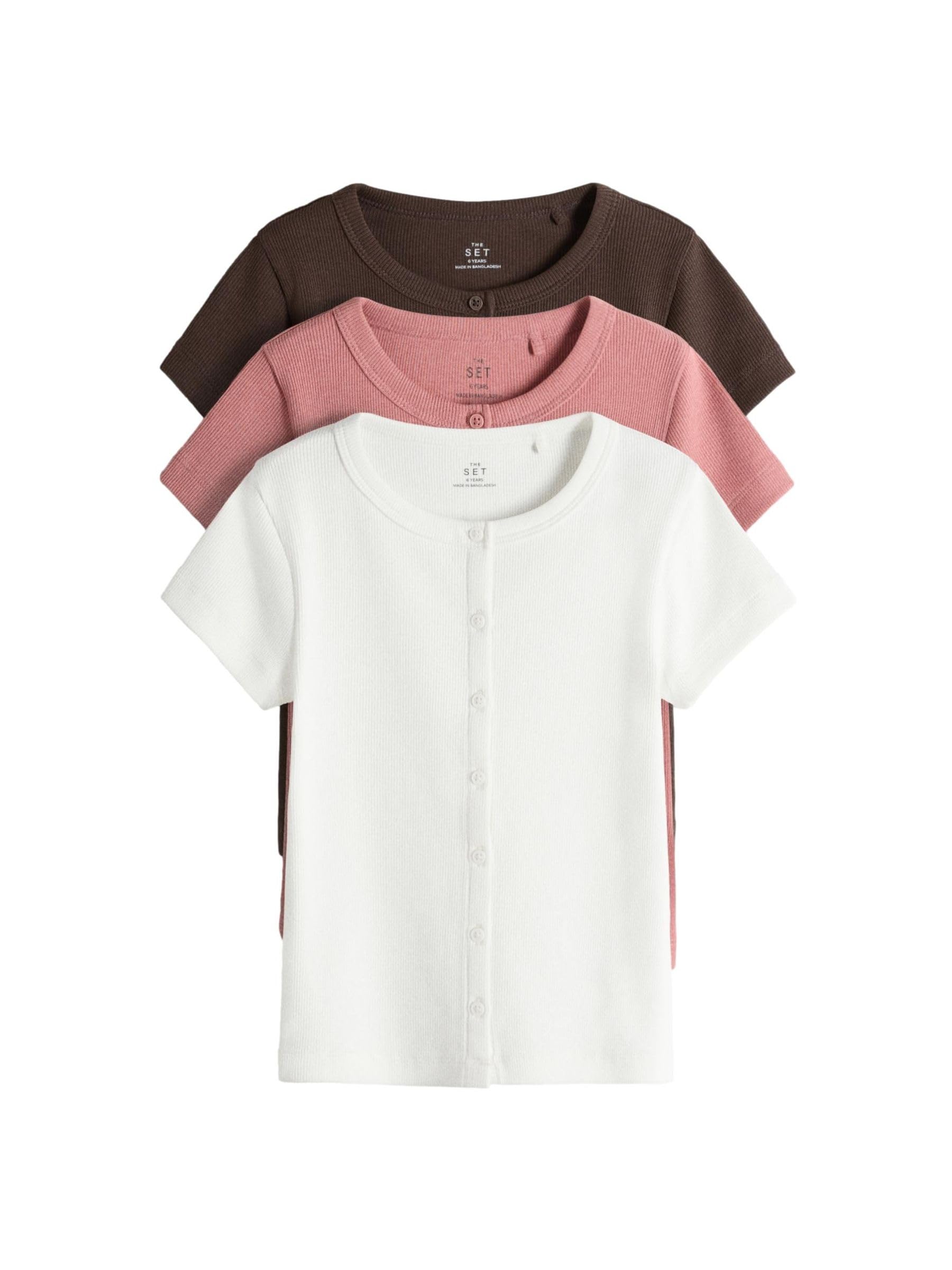 Geo Next The Set Cardigan Corte Coste Bimba 3 Pezzi Bottoni