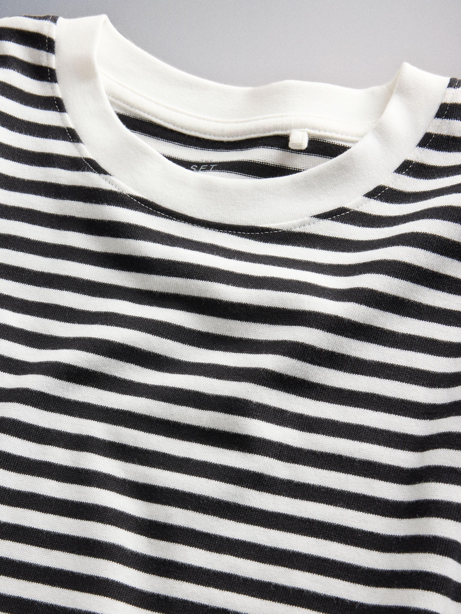 Geo Next The Set T-Shirt Tessuto Pesante Manica Corta 4 Pezzi