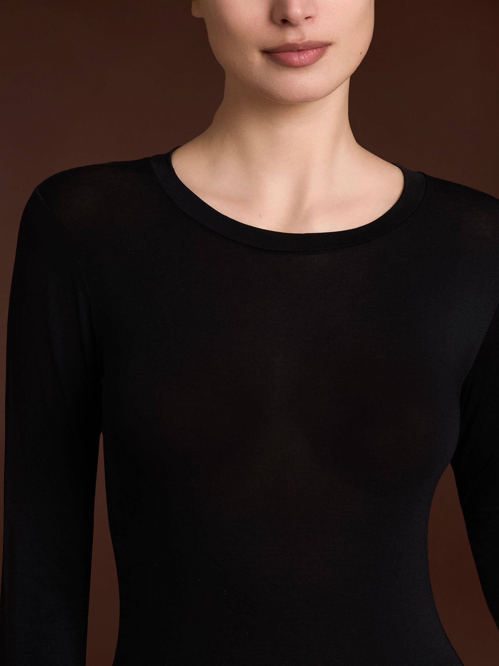 Ragno Tenderwool body girocollo red violet termico