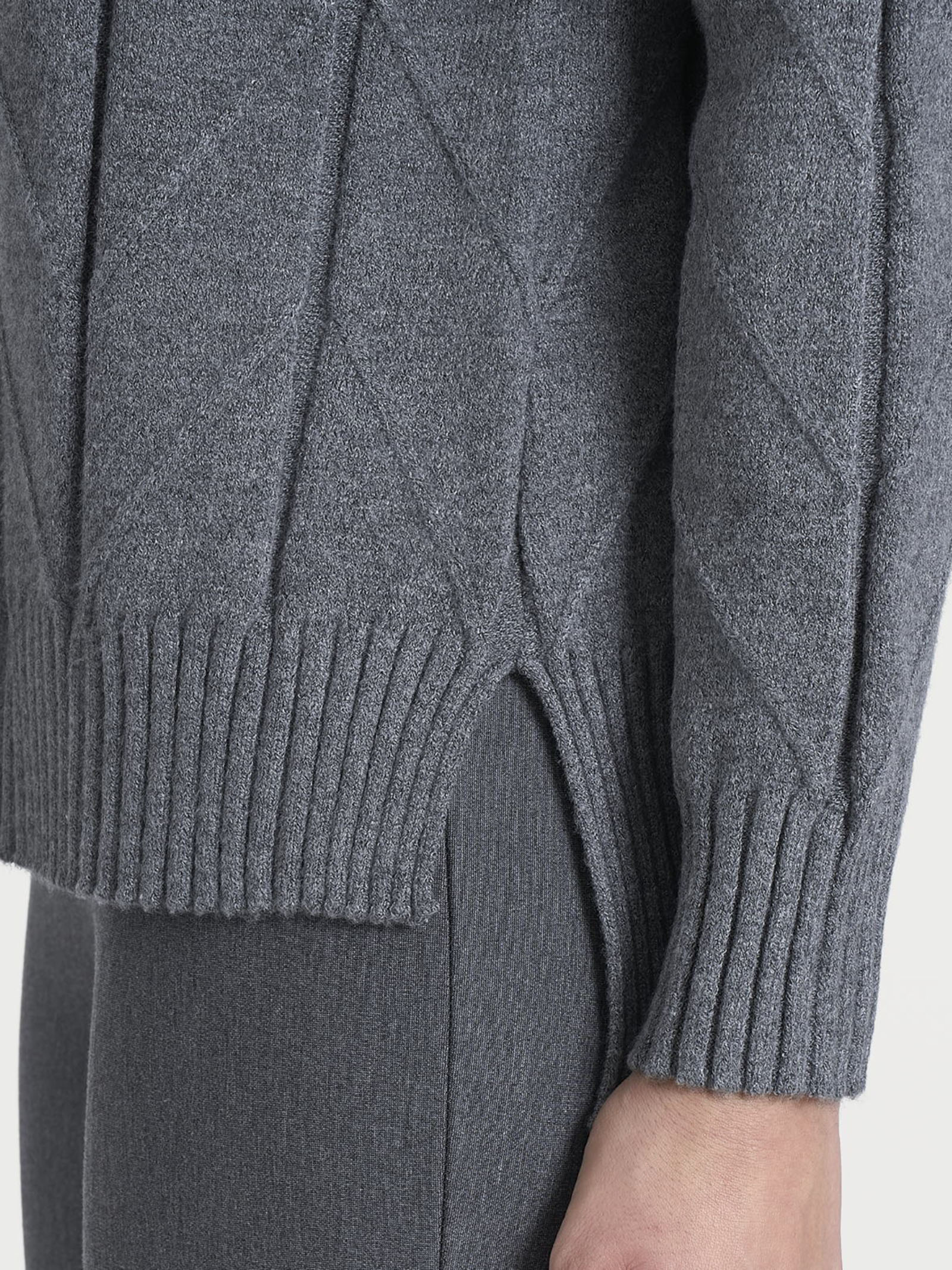 Ragno Super Soft Maglia Girocollo Spiga Ferro Melange
