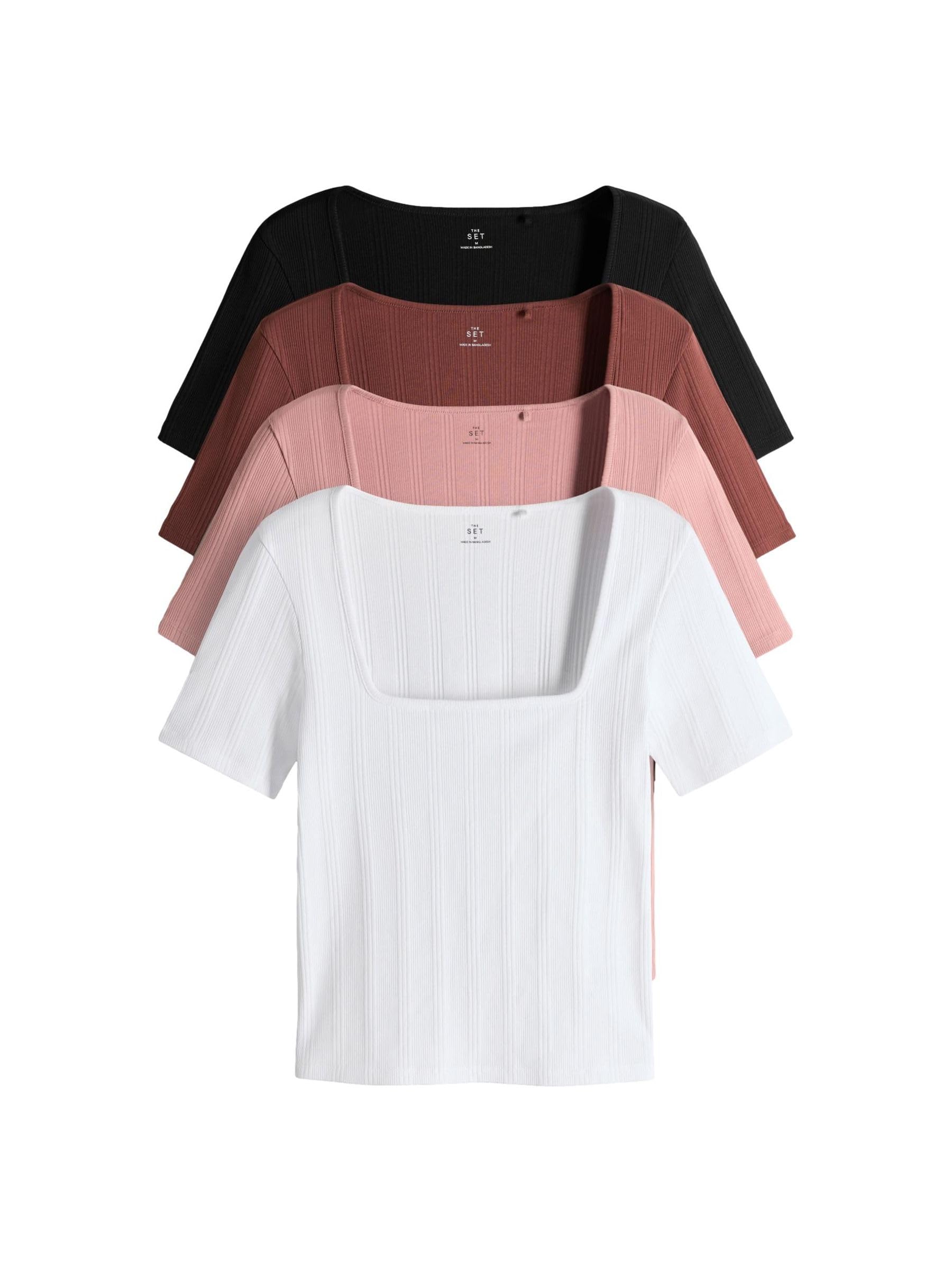 Geo Next The Set t-shirt coste donna 4 pezzi