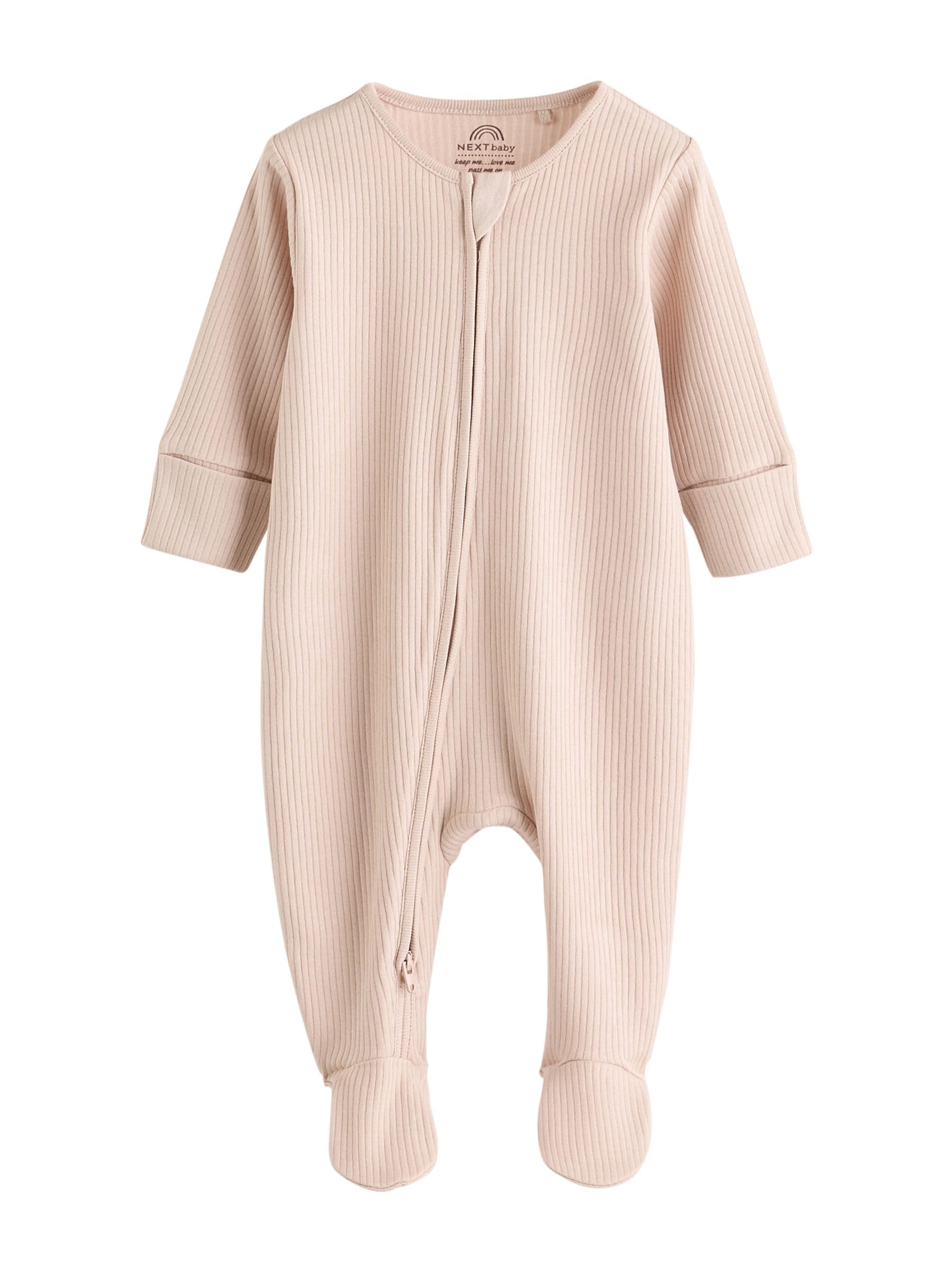 Next tutine neonato con zip 0 mesi confezione da 3 in cotone