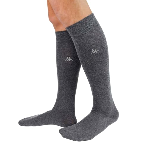 Kappa calzettoni sportivi cotone uomo 4 paia blu grigio
