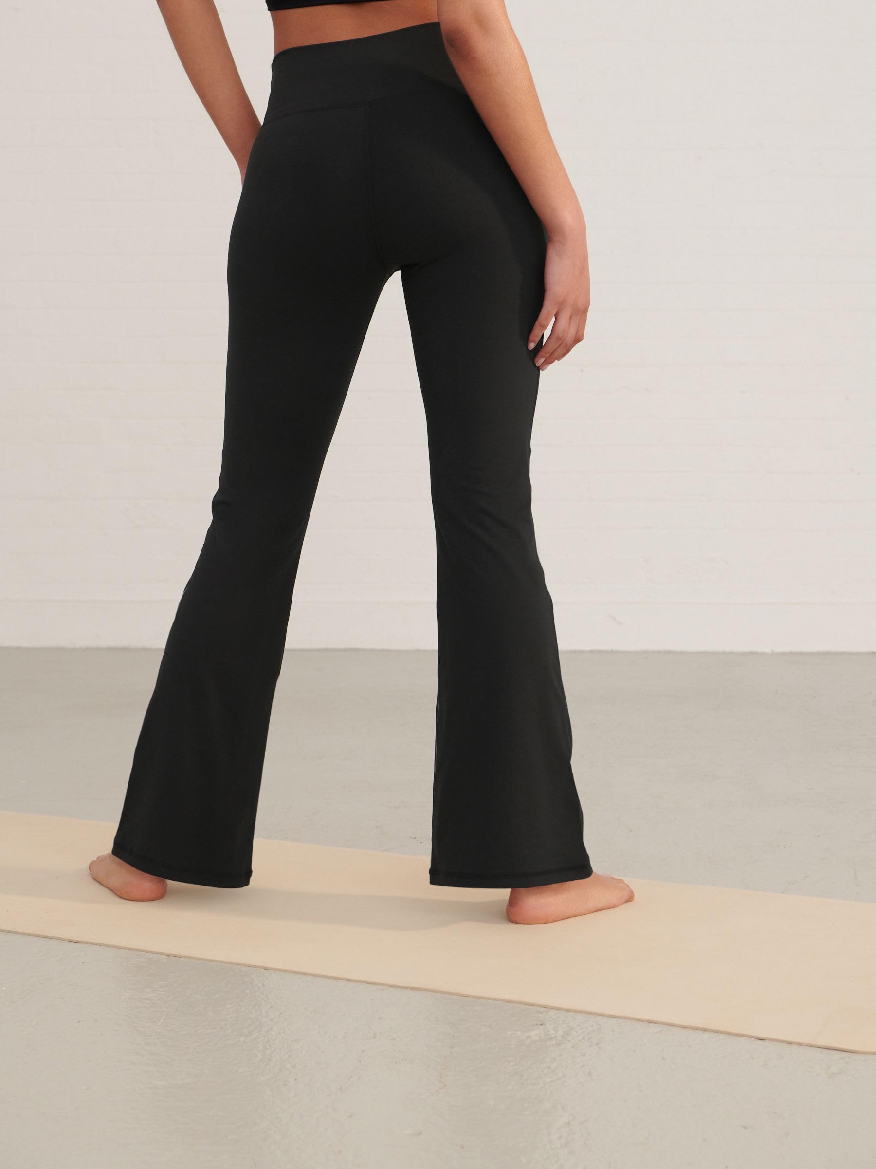 Next leggings donna S a zampa vita incrociata sport