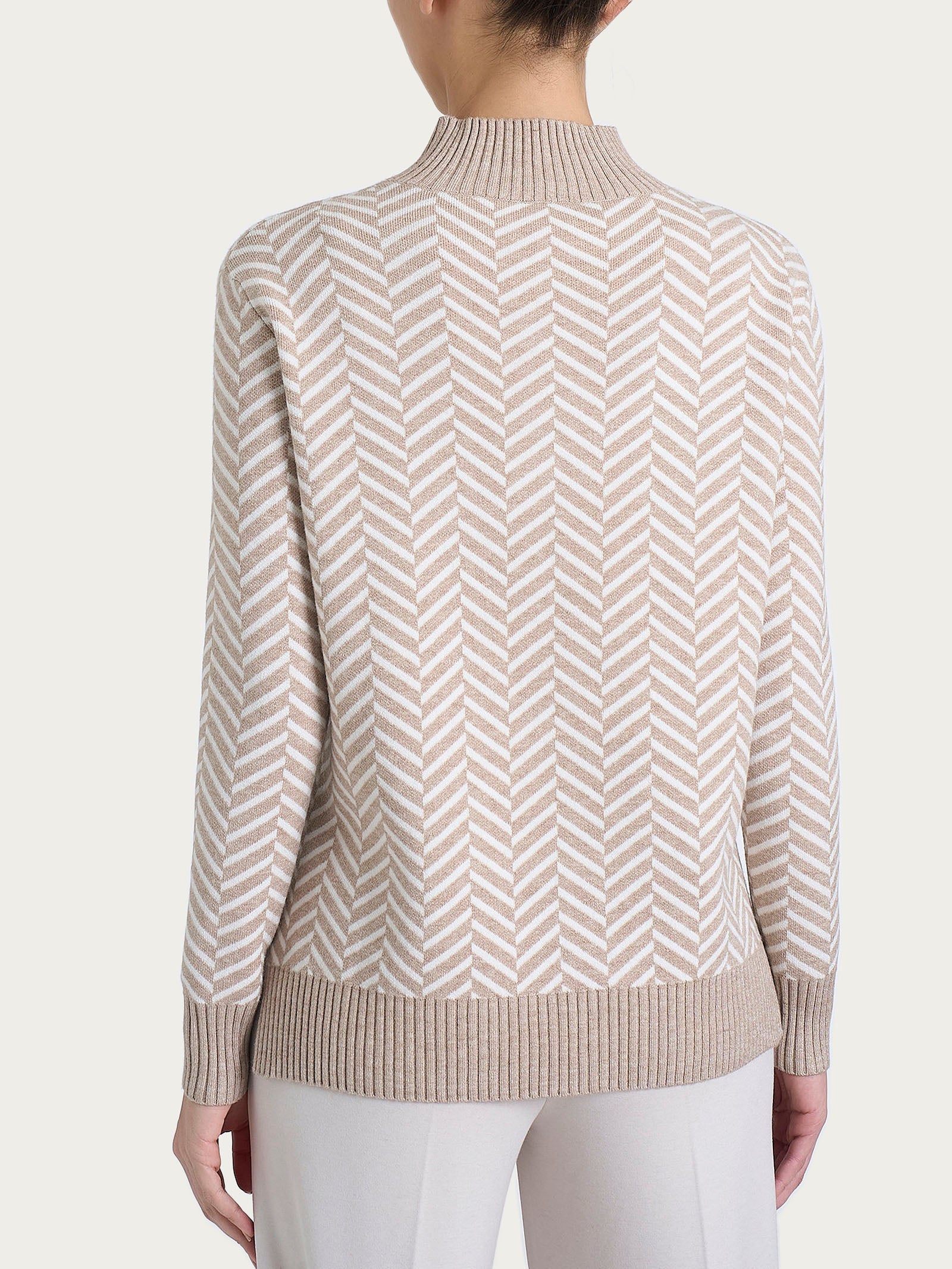 Ragno Four Seasons Lupetto Spigato maglia cammello calda