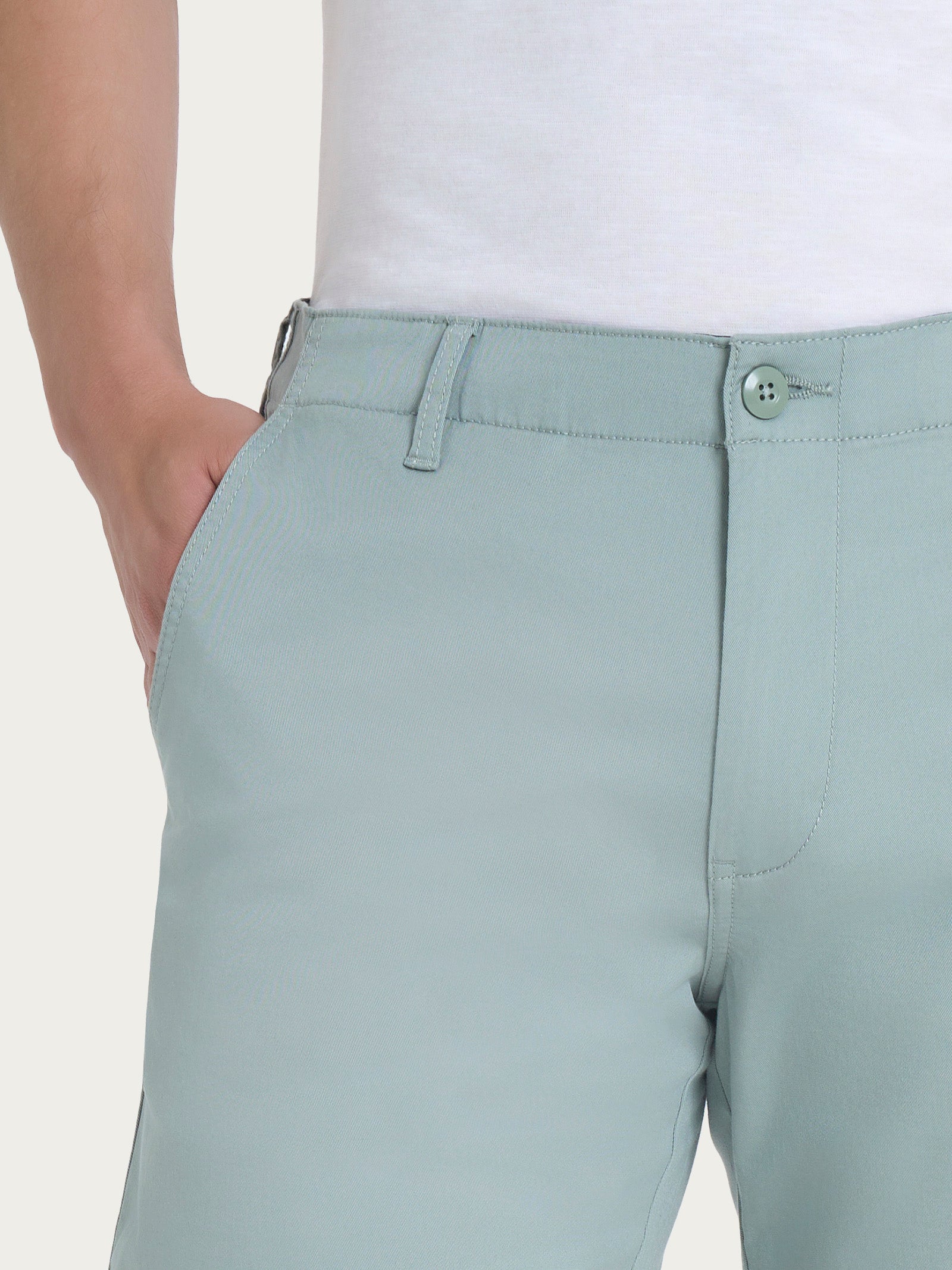 Ragno Comfort Bermuda Cotone Uomo Iceberg Green