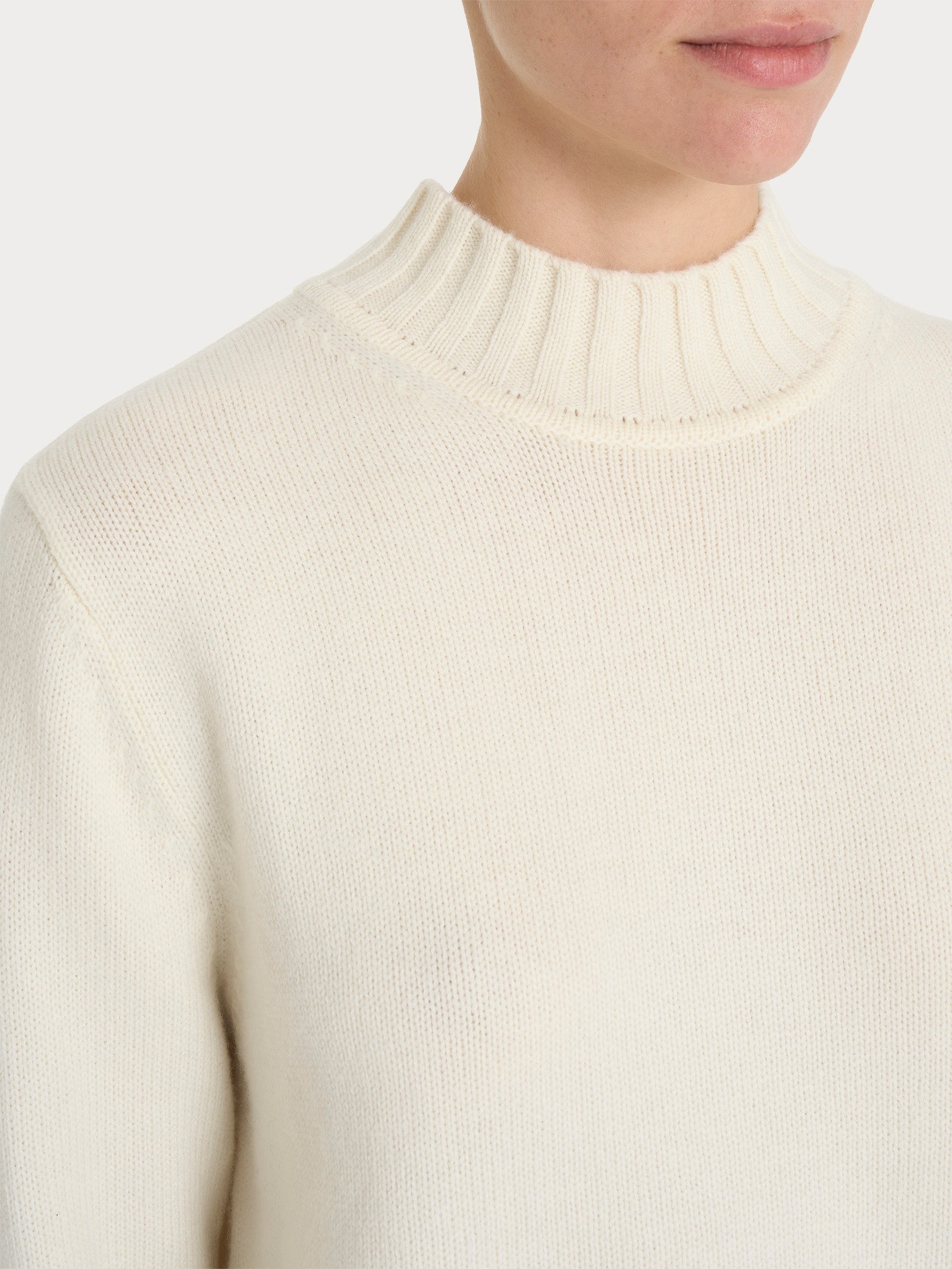 Ragno Merino Soft lupetto donna lana Avorio