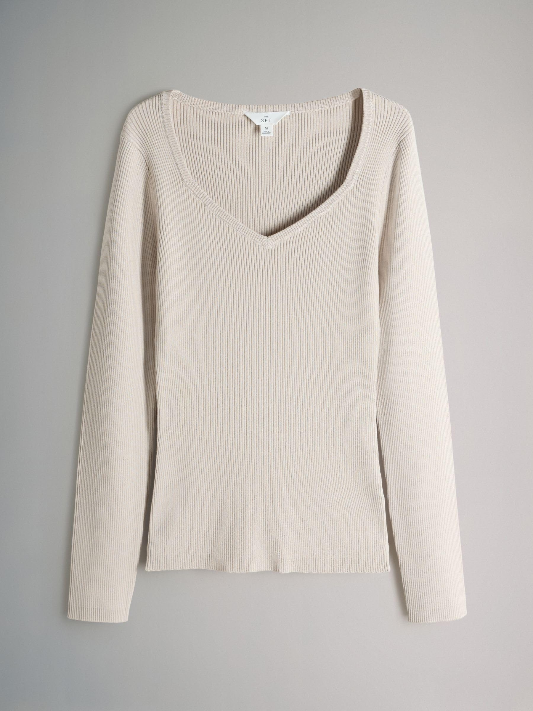 Geo Next The Set Top Donna Maniche Lunghe x3 Scollo a Cuore