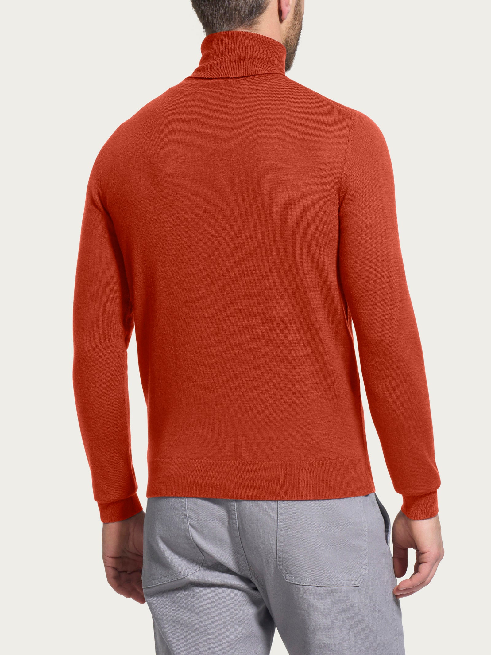 Ragno Merino Soft Dolcevita lana pura Rust