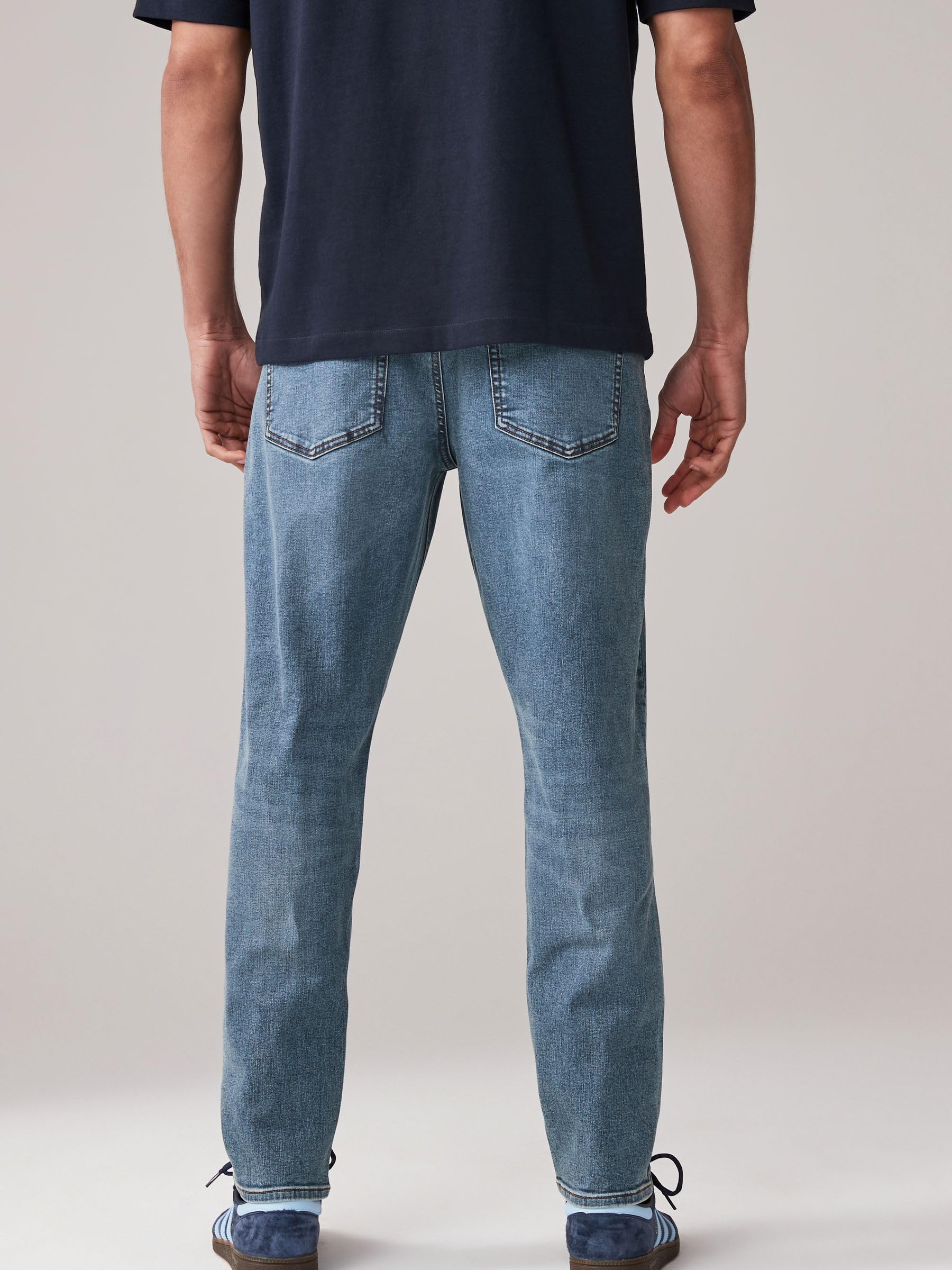 Next Classic Jeans Uomo Elasticizzato Blu W32 L31