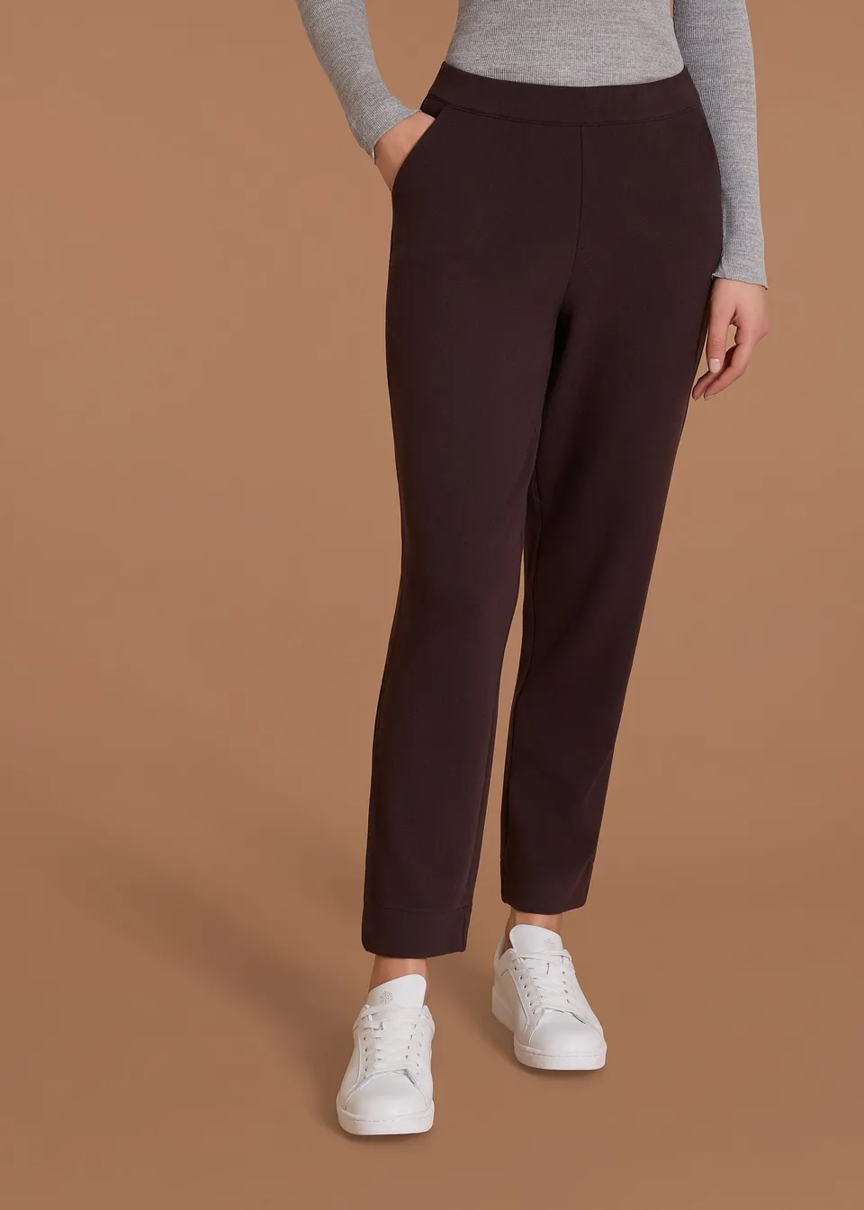 Ragno Flannel Compact The Chino pantalone carota Chocolate Torte
