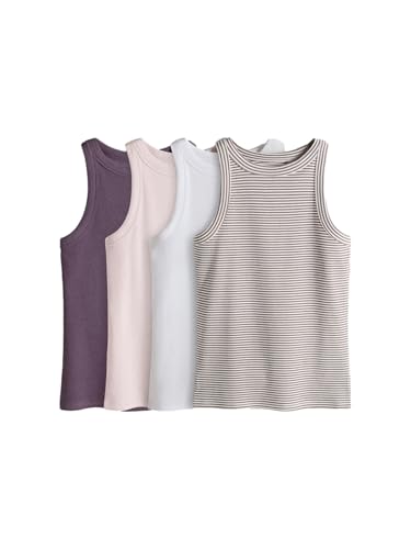 Next The Set canotte coste donna 4 pezzi elasticizzate