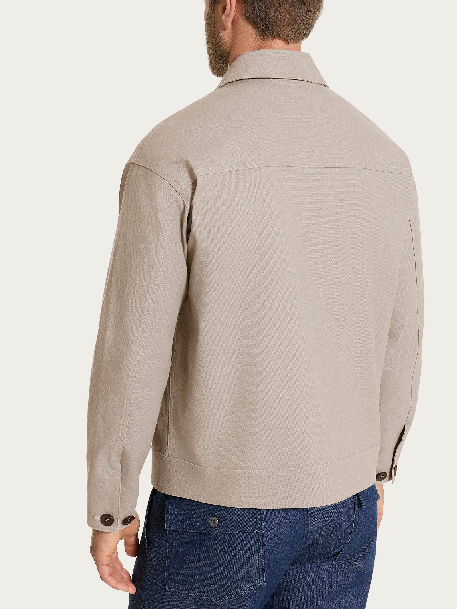 Ragno Compact giacca con zip String canvas stretch