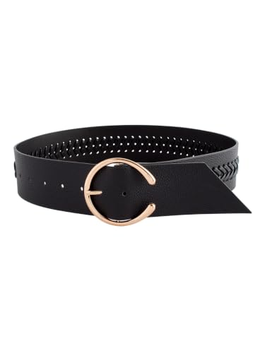 Next cintura larga intrecciata donna nera taglia S