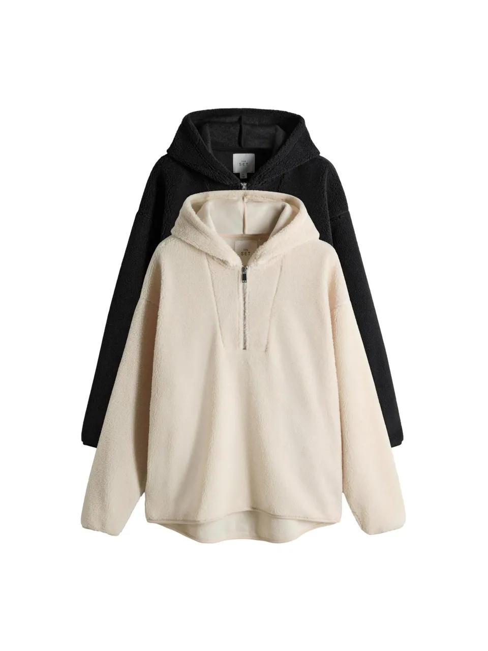 Geo Next The Set 2 felpe pile cappuccio lunghe