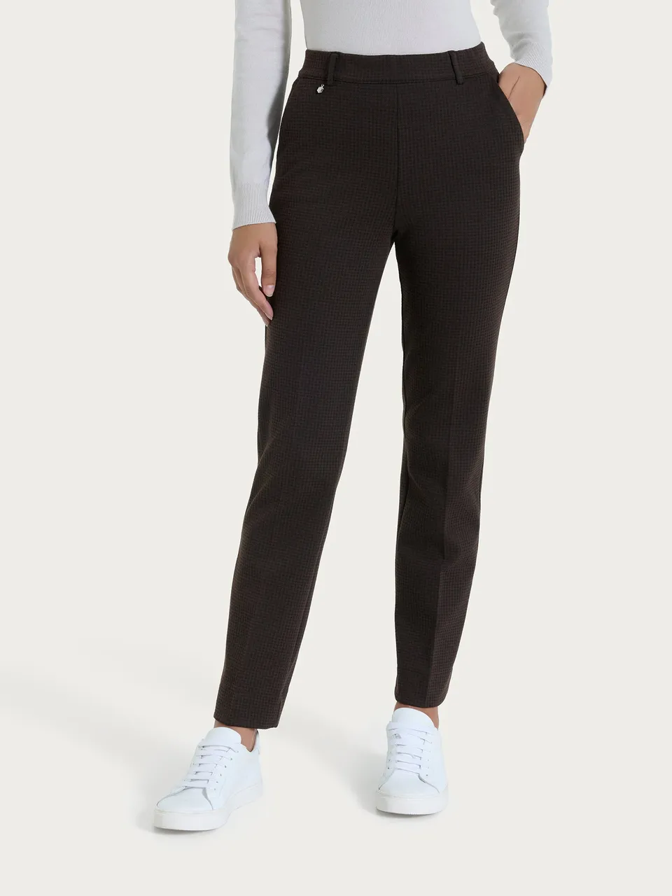 Ragno Compact The Straight Leg pantalone dritto chocolate torte