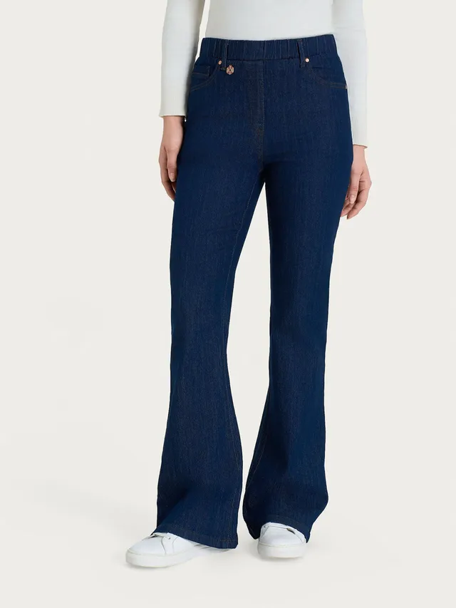 Ragno 4 Seasons Denim Jeans Flare Persia blu elasticizzato