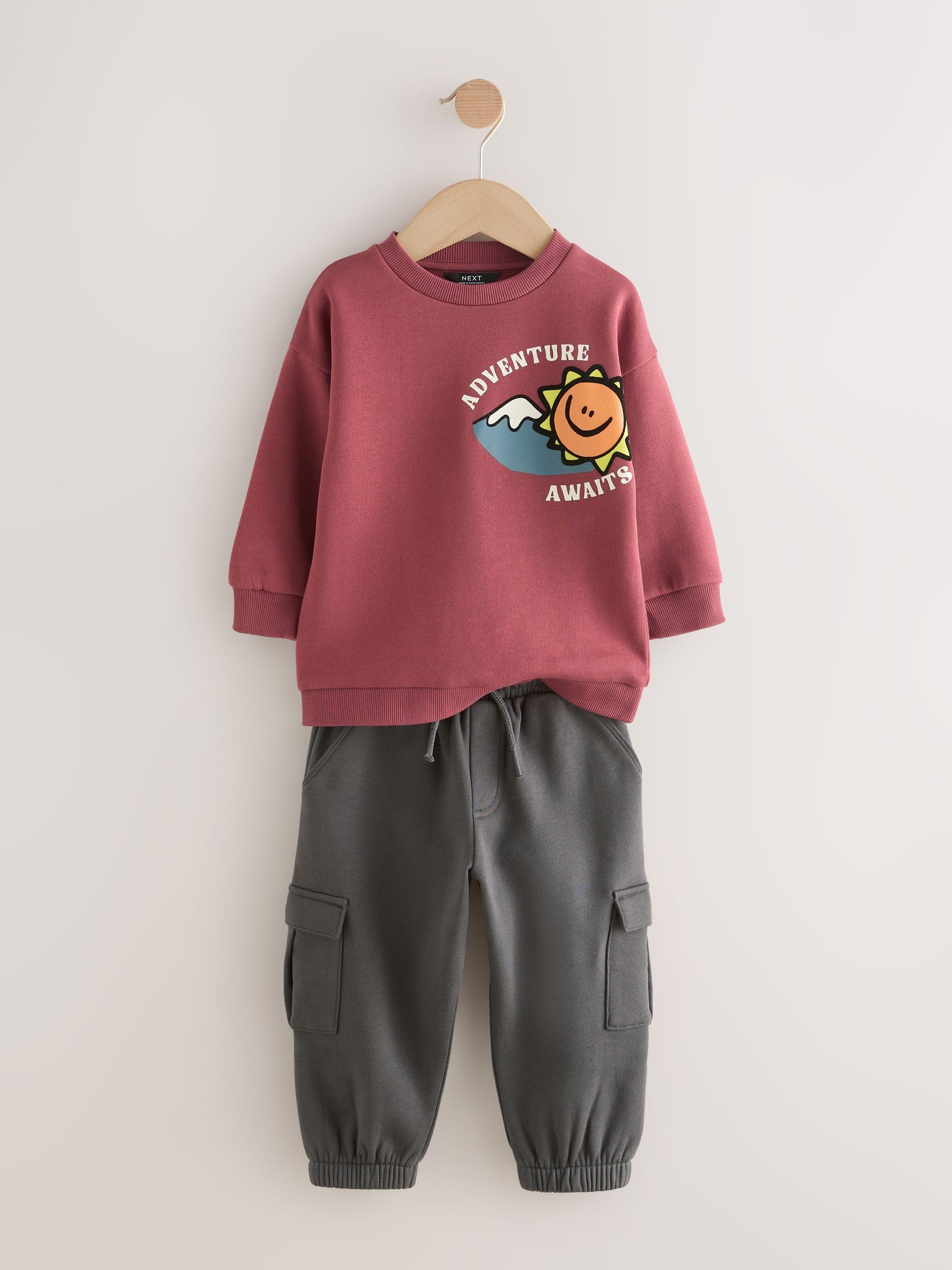 Next completo felpa joggers bimbo 68-74 misto cotone