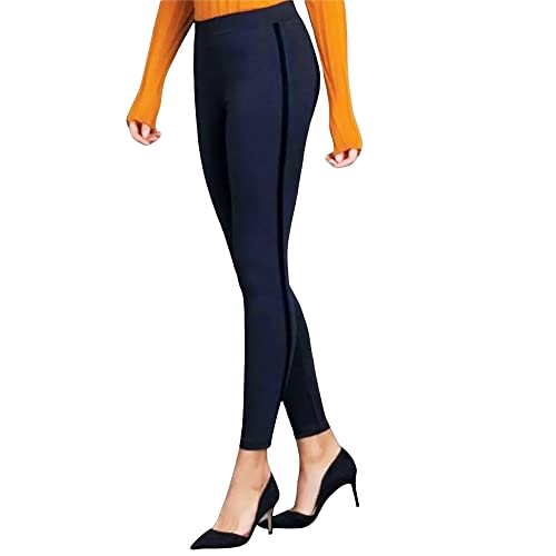 Jadea 4284 leggings donna cotone elasticizzato blu S