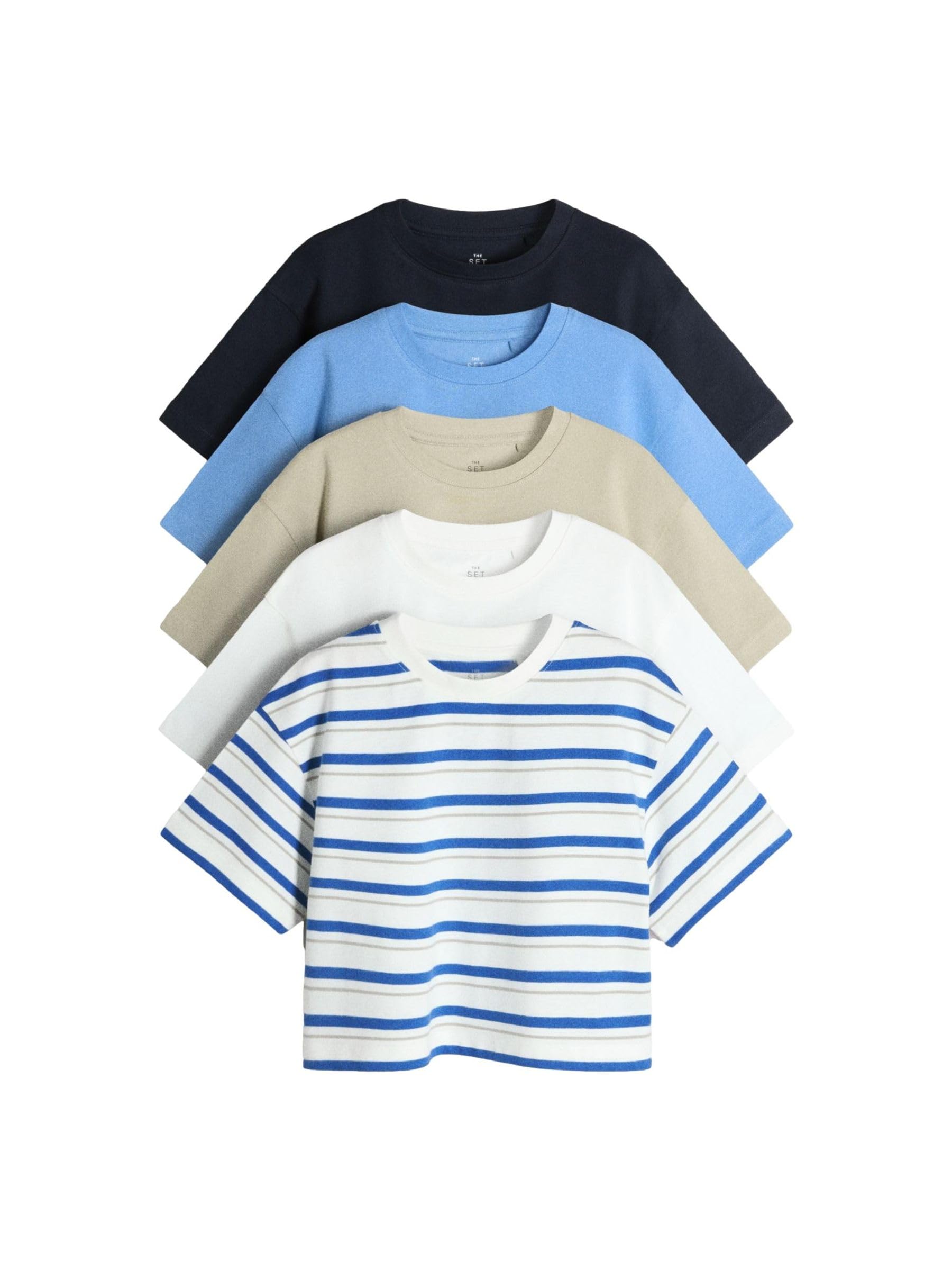 Geo Next The Set t-shirt bambino 5 pezzi oversize