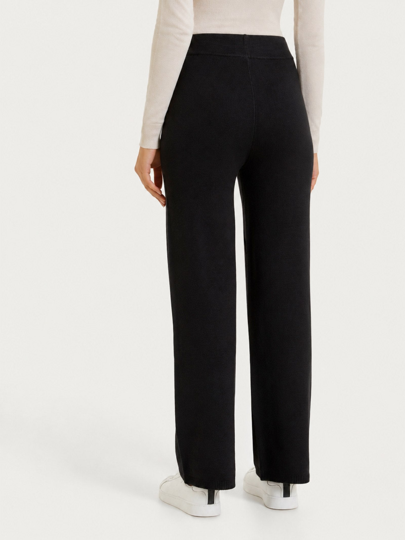 Ragno Four Seasons Pantalone Jogger Ampio Nero fluido