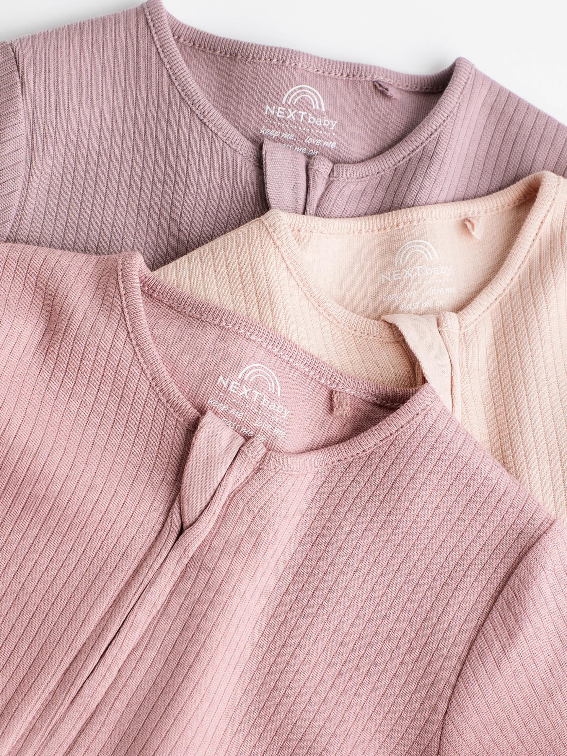 Next 3 tutine neonata cotone 92-98 con zip