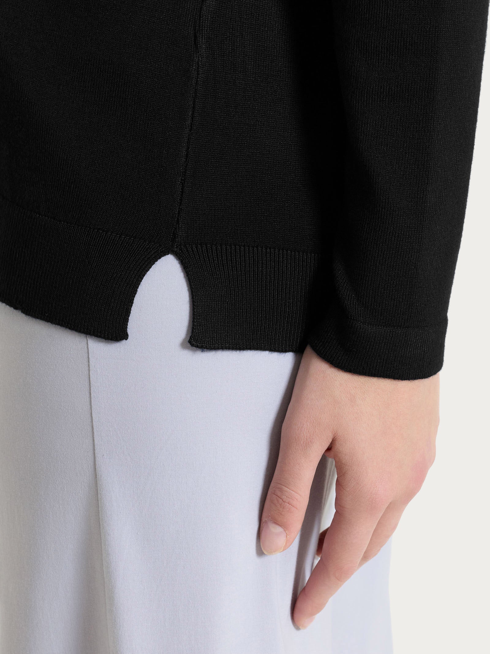 Ragno Summertime cardigan con bottoni Nero soft