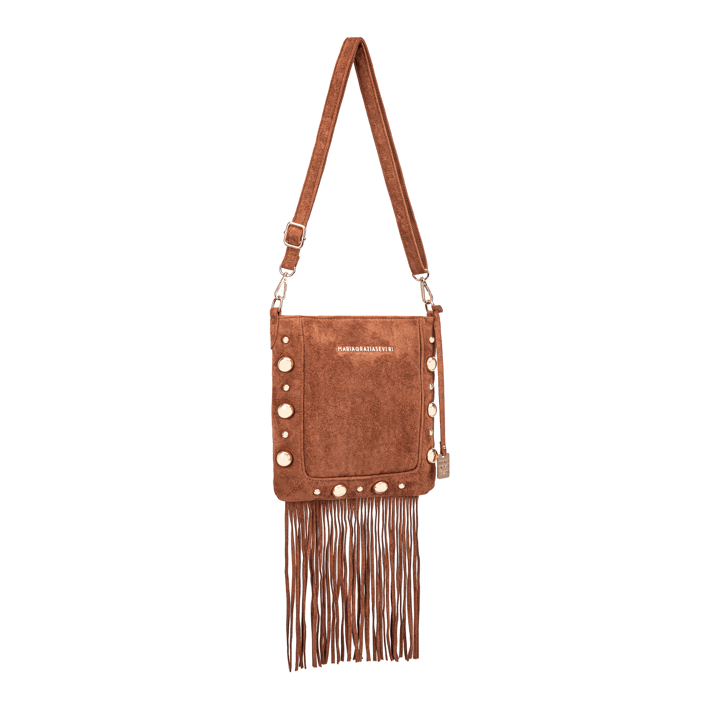 Maria Grazia Severi SSD25525-1 tracolla frange camoscio
