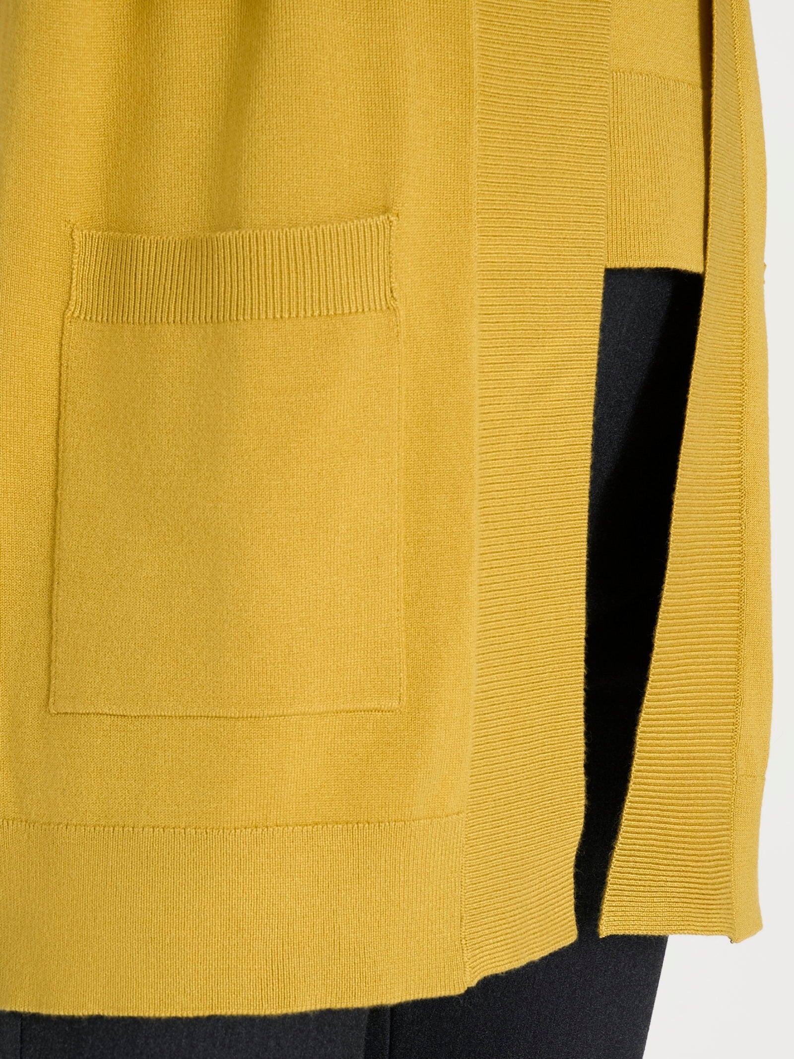 Ragno Four Seasons Cardigan Bottoni Oil Yellow viscosa